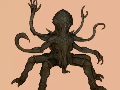 XarvZhul The Thousand-Eyed Herald 3D print model