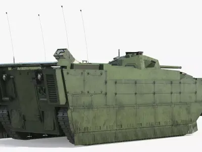 Tracked Amphibious Infantry Vehicle Wet Hull 3D model purchase