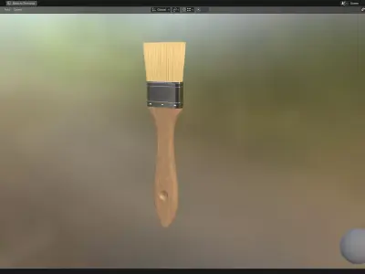 Paint Brush 03 3D model