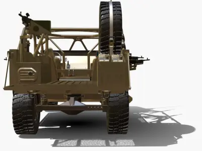 Polaris DAGOR 4X4 Low-poly 3D model