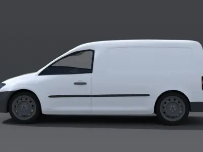 Delivery Van 3D model get