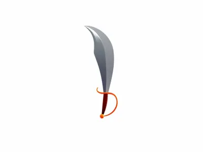 Pirate Sword 3D model