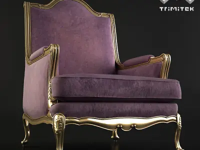 Classic Armchair - Moses 3D model