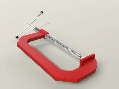 Industrial Clamp 3D model