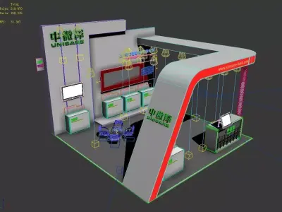 Exhibition - Area - 6X6-3DMAX2009-06 3D model