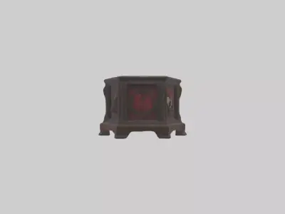 Vampirecoffin Model Low-poly 3D model
