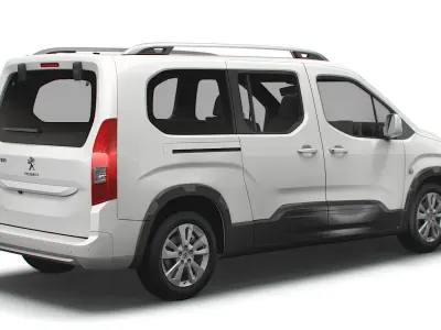 Peugeot E Rifter XL 2022 3D model