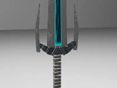 Sword Talanael Free low-poly 3D model