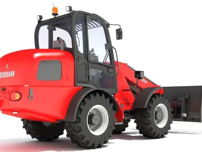 Grab Bucket Telehandler 3D model