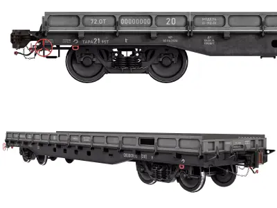 WAGON PLATFORM 13-192-01 3D model