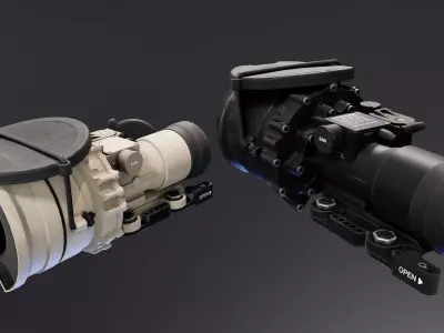 PVS27 Magnum Universal Night Sight Low-poly 3D model
