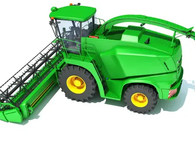Combine Harvester V44 3D model