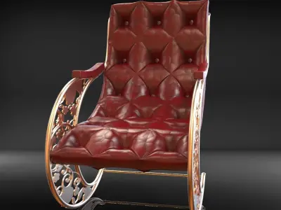 Antique chair 3D model