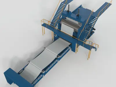 Paper Making Equipment 3D model