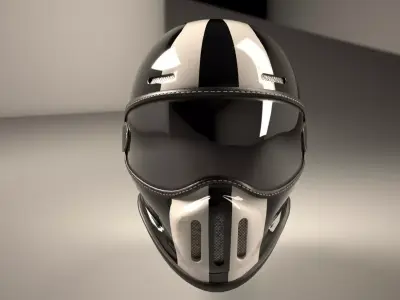 Motorcycle Helmets Kit 3D model