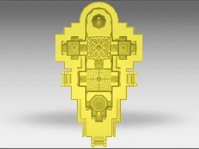 RAM MANDIR 3D model
