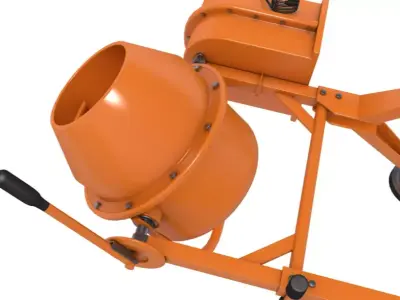Concrete Mixer 3D model order