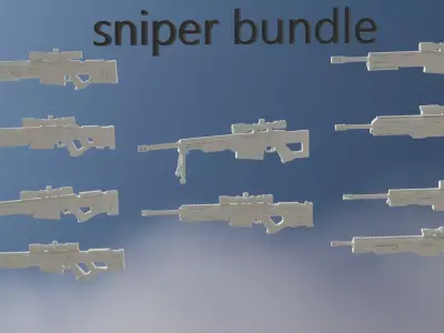 sniper bundle 3D model