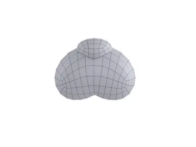 Muzzle 001 Low-poly 3D model purchase