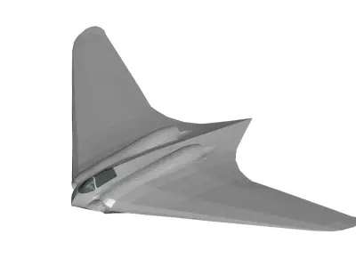 Horten Ho 229 3D model get