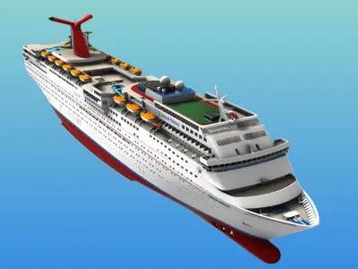 CARNIVAL IMAGINATION cruise ship 3d printable model 3D print model