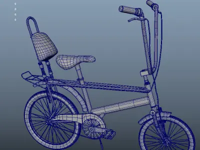raleigh chopper bicycle   3D model