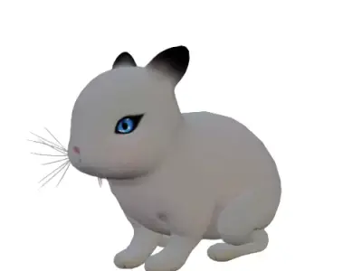 Rabbit Low-poly 3D model purchase