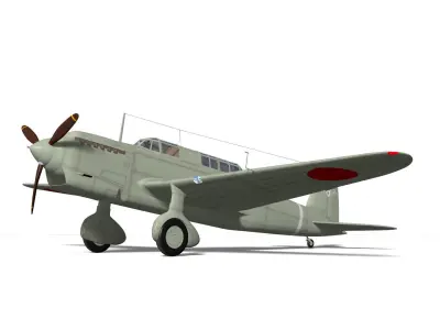 Ki32 Type 98 Light Bomber Mary 3D model purchase