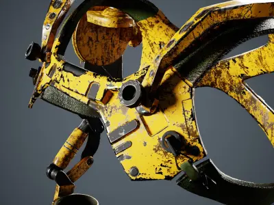  exoskeleton Low-poly 3D model