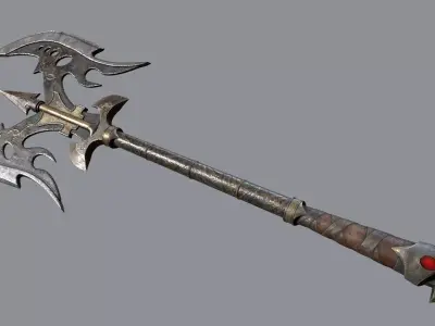 Weapon AXE Low-poly 3D model buy