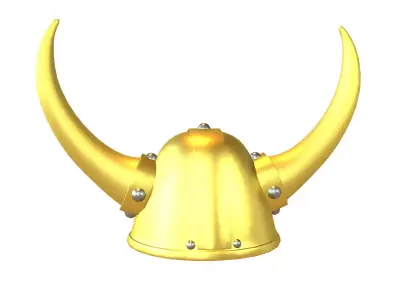 Viking Hat V1 012 Low-poly 3D model