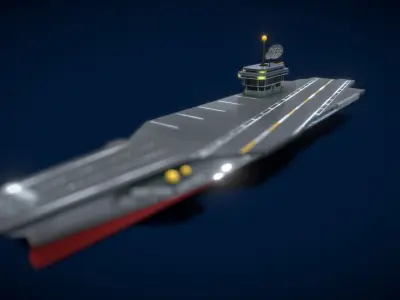 V5 Colection Ship Low-poly 3D model