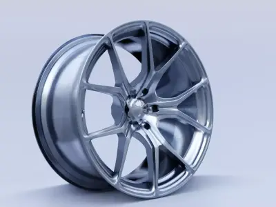 car rim Low-poly 3D model