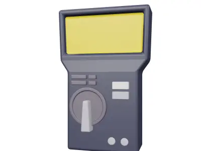 Electrician Tools and Elements Icon Pack 3D Model Low-poly 3D model