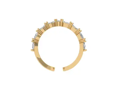 Marquise band 3D print model
