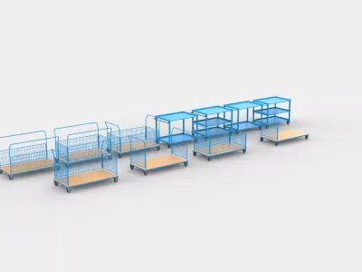 Handling Trolley 02 3D model purchase