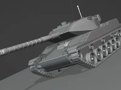 stingray tank 3D model