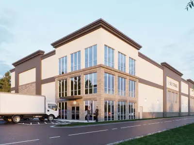 Storage Building-Self Storage Warehouse-Commercial Building 3D model
