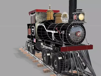 Train 1891 AJHuber 3D model