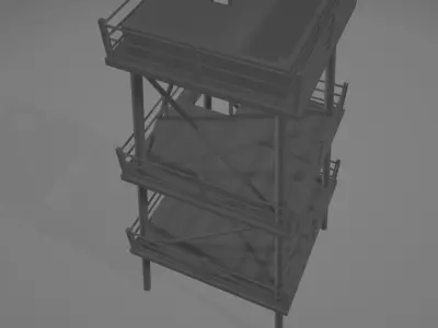 Watch Tower Free 3D model