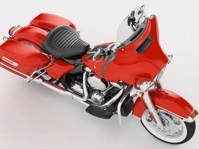 Classic Motorcycle 03 3D model