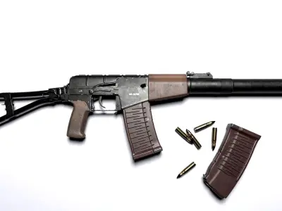 AS VAL Low-poly 3D model buy