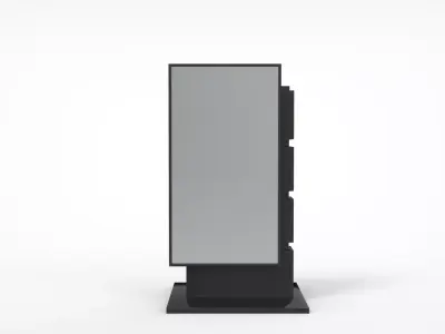 Outdoor Advertising Stand V3 3D model