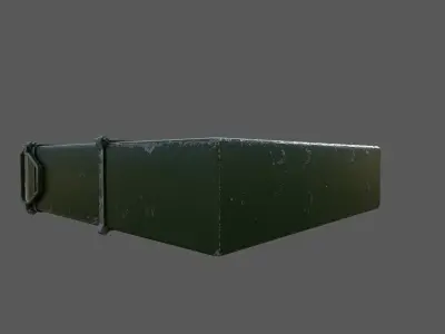 radio military Low-poly 3D model buy