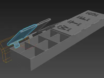 pill box 3D model