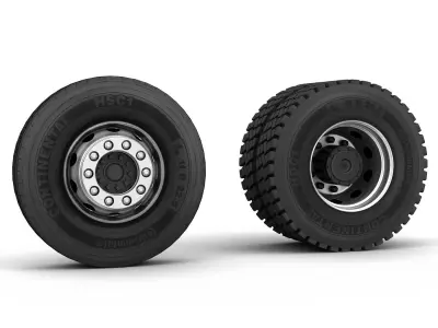 Wheels Continental HDC1 3D model
