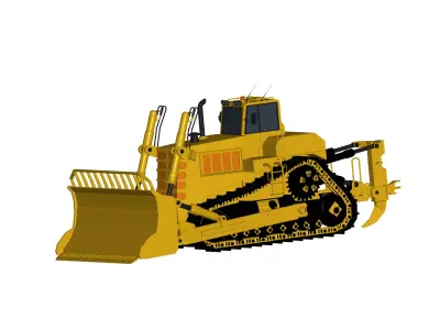 Track Tractor 3D model