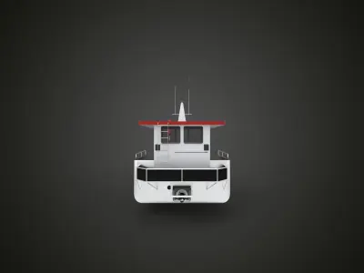 river boat I 3D model
