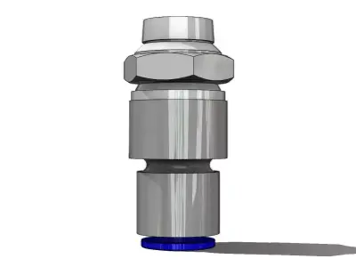 Conexao Rapida SMC KSH10 U03 Quick Connection 3D model