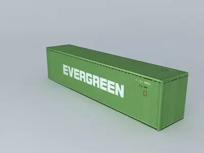 Evergreen Container 40 Free 3D model